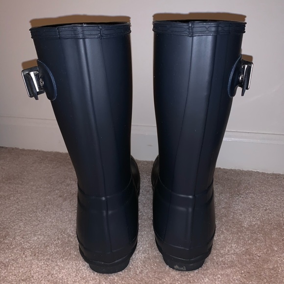 Navy Hunter Rainboots - Picture 4 of 4